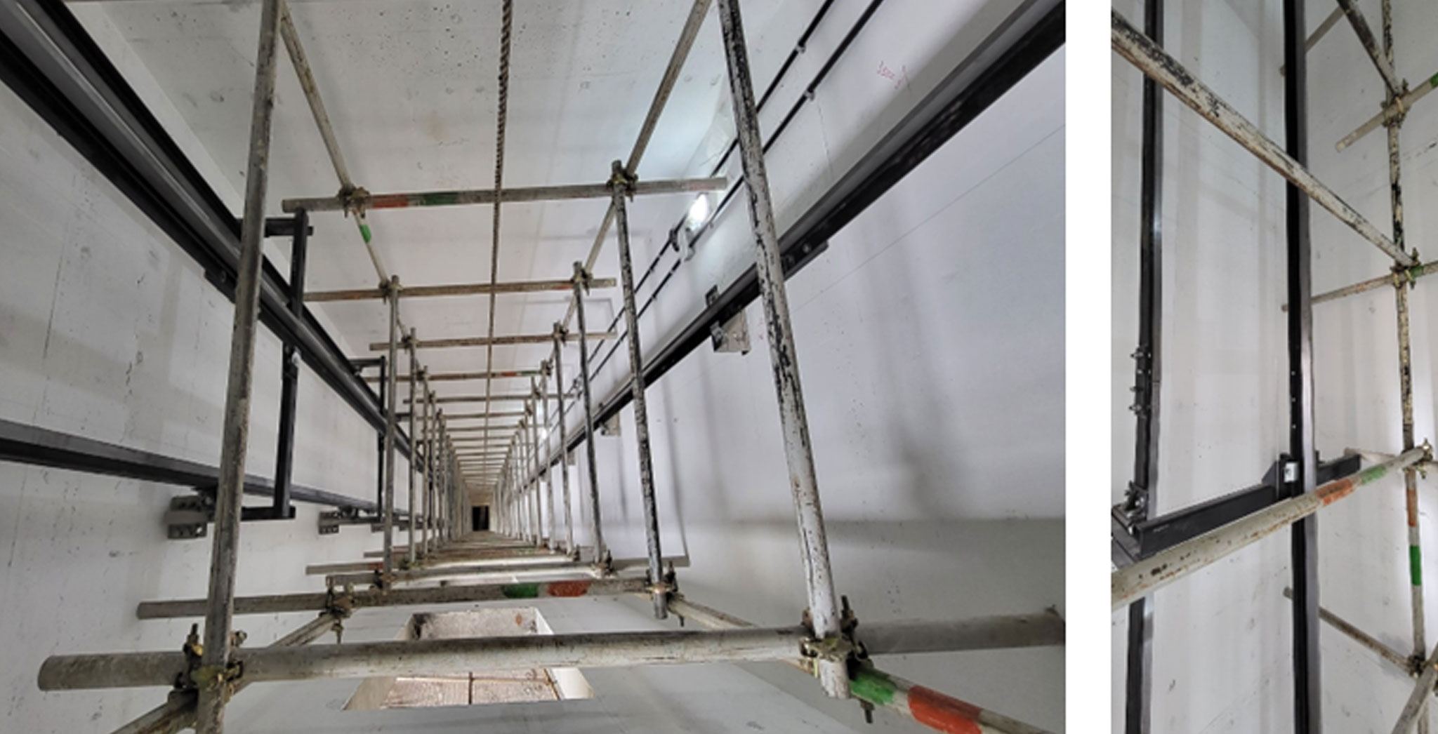  Aurum Passenger lift installation work in progress - Status Images 6