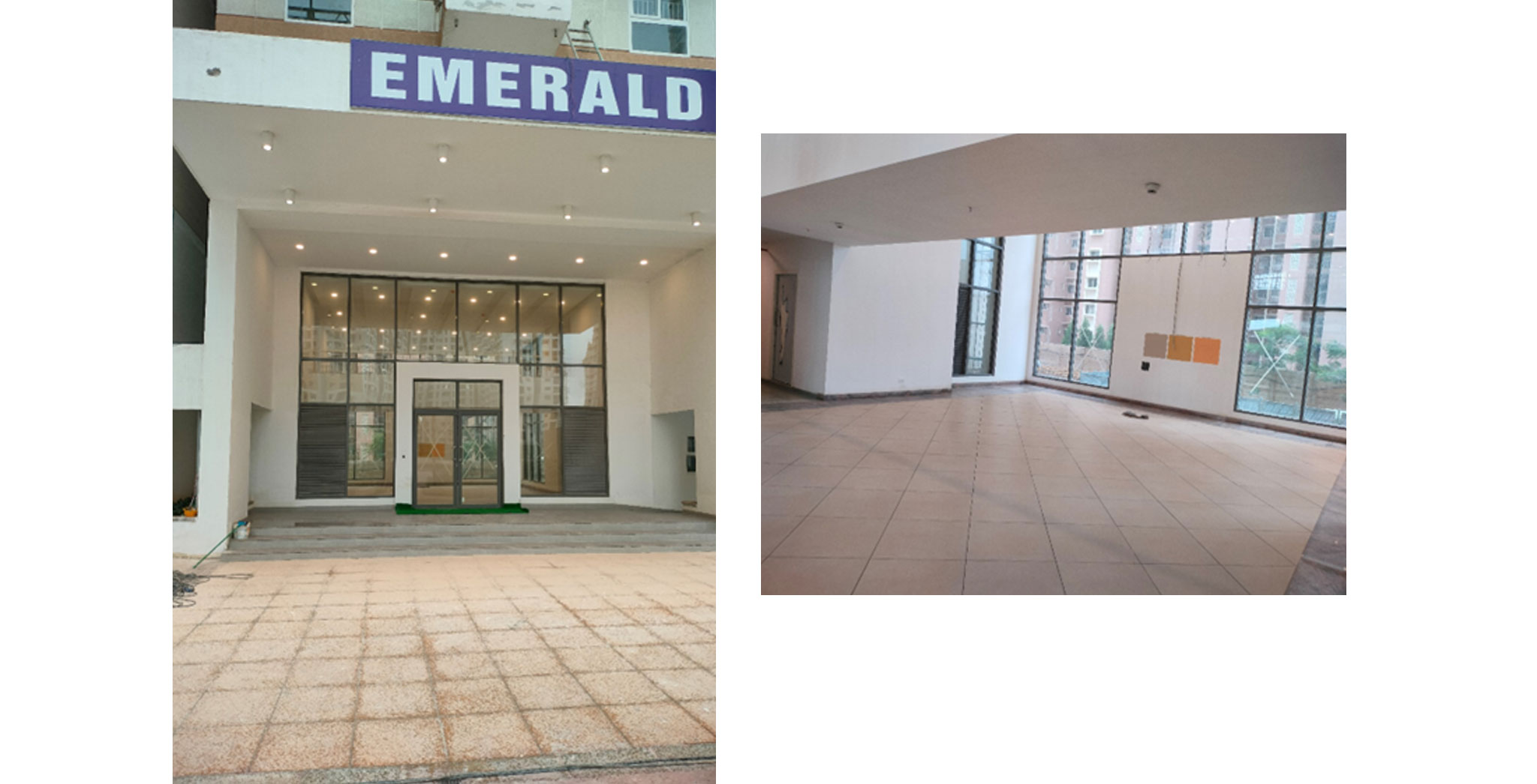  Emerald Ground floor triple height lobby finishing WIP - Status Images 17