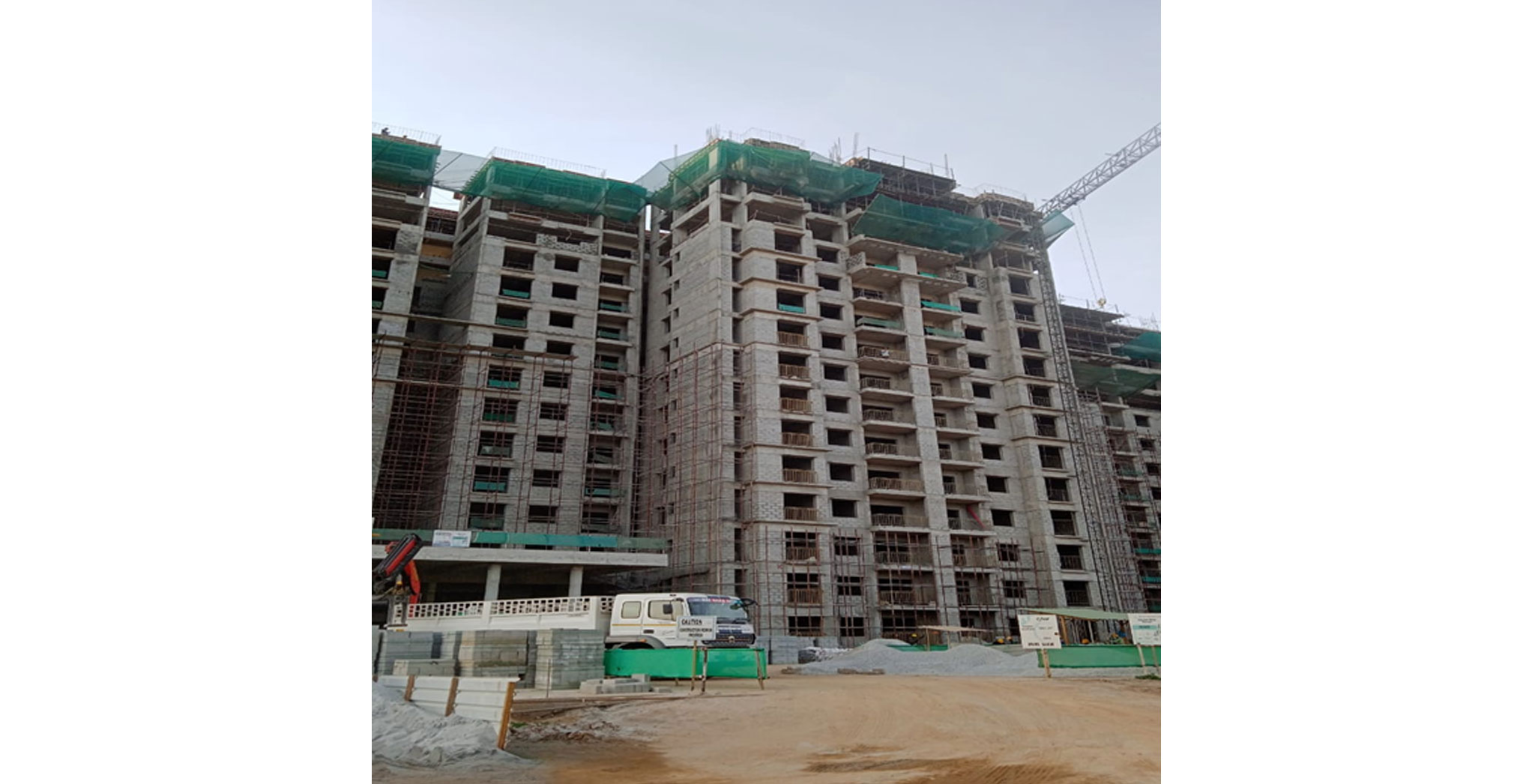 Aug 2025 -  Brigade Orchards Ivory Tower K - Milestone Release On Casting of Terrace Slab – Status as on 2nd August 2025