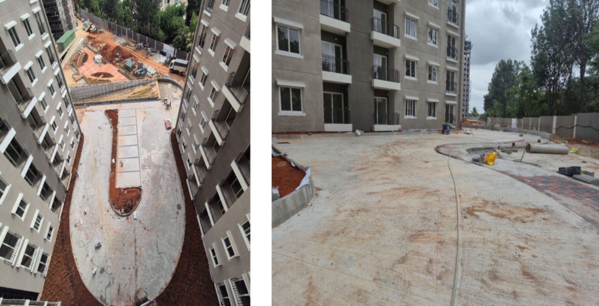 Jul 2025 -  Brigade Ivory Phase 1 Podium Driveway Works