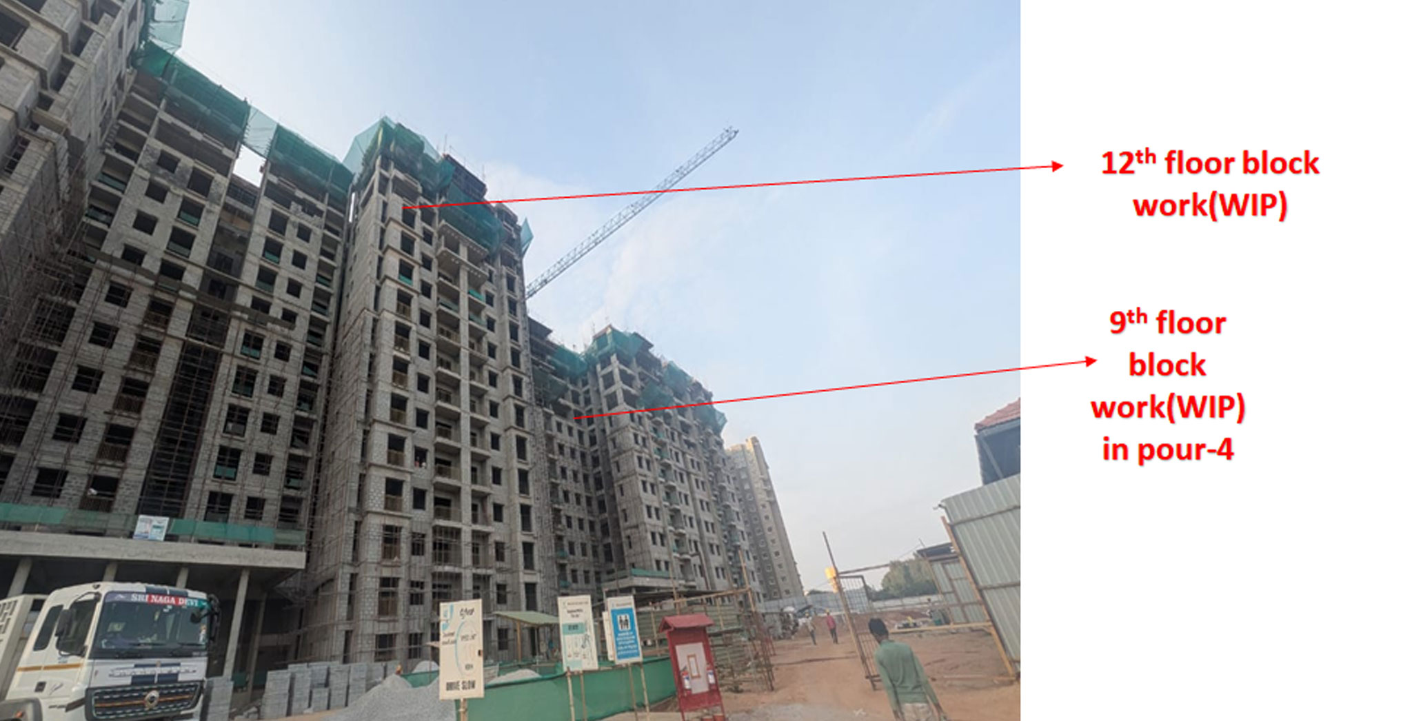 Jul 2025 -  Brigade Ivory Phase 2 Tower K - 12th & 9th Floor Blockwork W/P