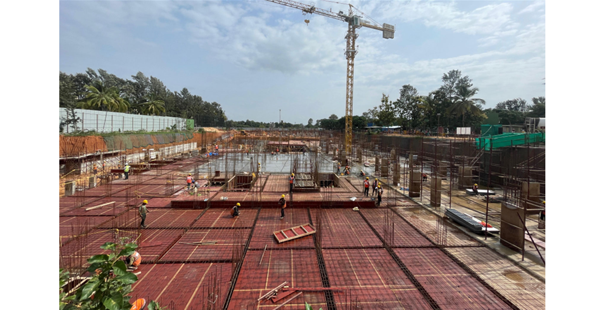Jul 2025 - Orchards Ebony Towers A & B: Upper Basement Slab Works in Progress