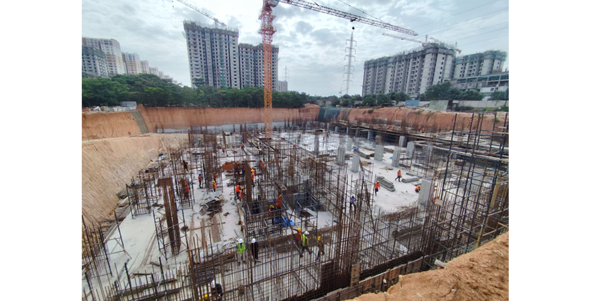  EL Dorado Beryl - Mass excavation (90% work completed). Tower area Raft (100% work completed) - Status Images 5