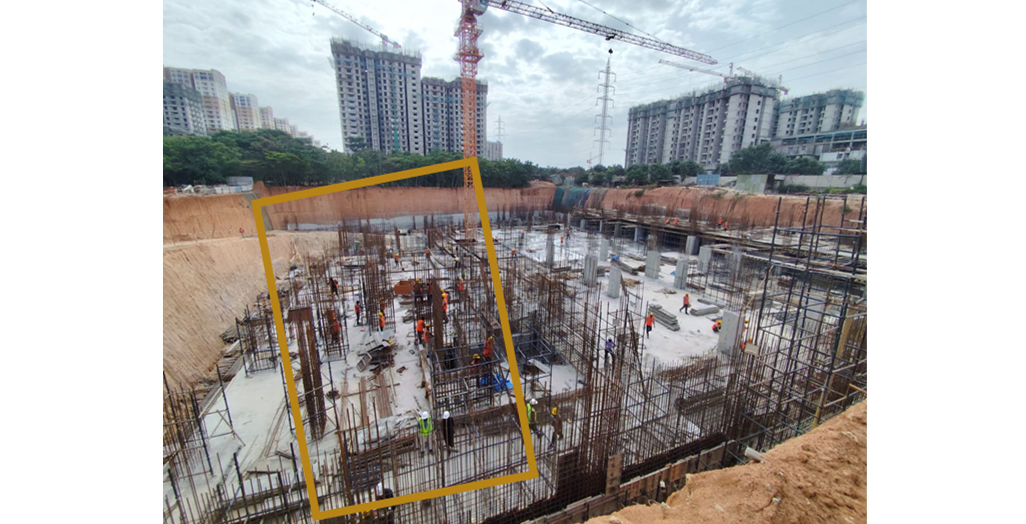 EL Dorado Beryl Wing C - Lower basement slab work is underway - Status Images 8