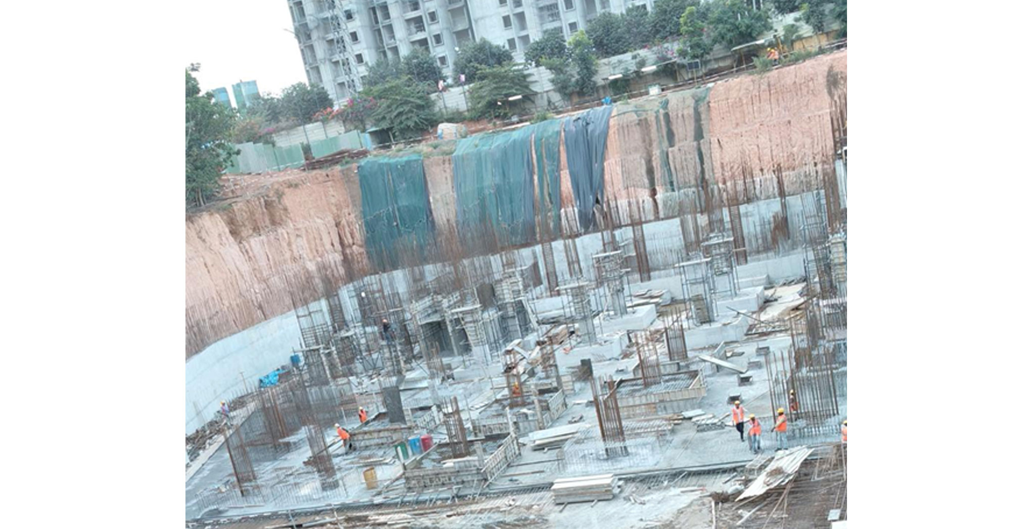  EL Dorado Beryl Hospital Block – Raft concreting work is underway - Status Images 9