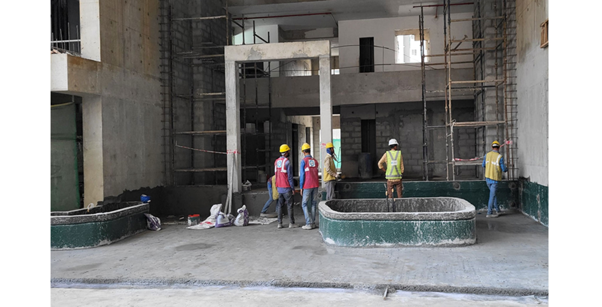  Aurum Podium Waterproofing work in progress - Status Images 11