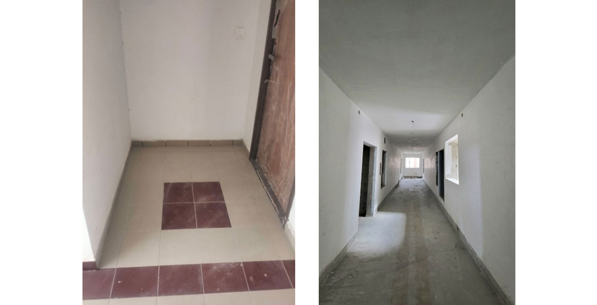  Aurum Corridor Tiling and Corridor Painting work in progress and - Status Images 12