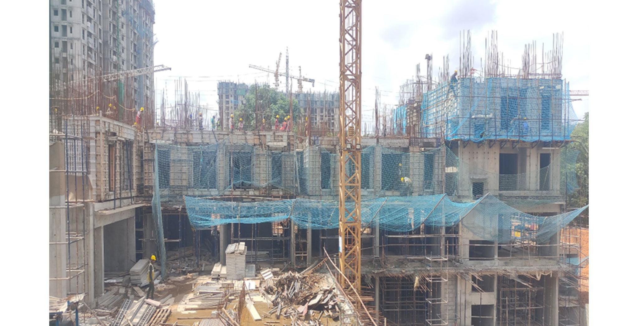  Wing A – 2nd and 3rd floor slab shuttering in progress - Status Images 6