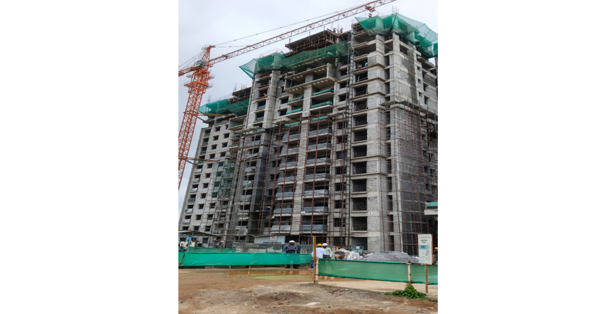 Aug 2025 -  Brigade Orchards Ivory Tower L – Milestone Release On Casting of Terrace slab – Status as on 08th August 2025