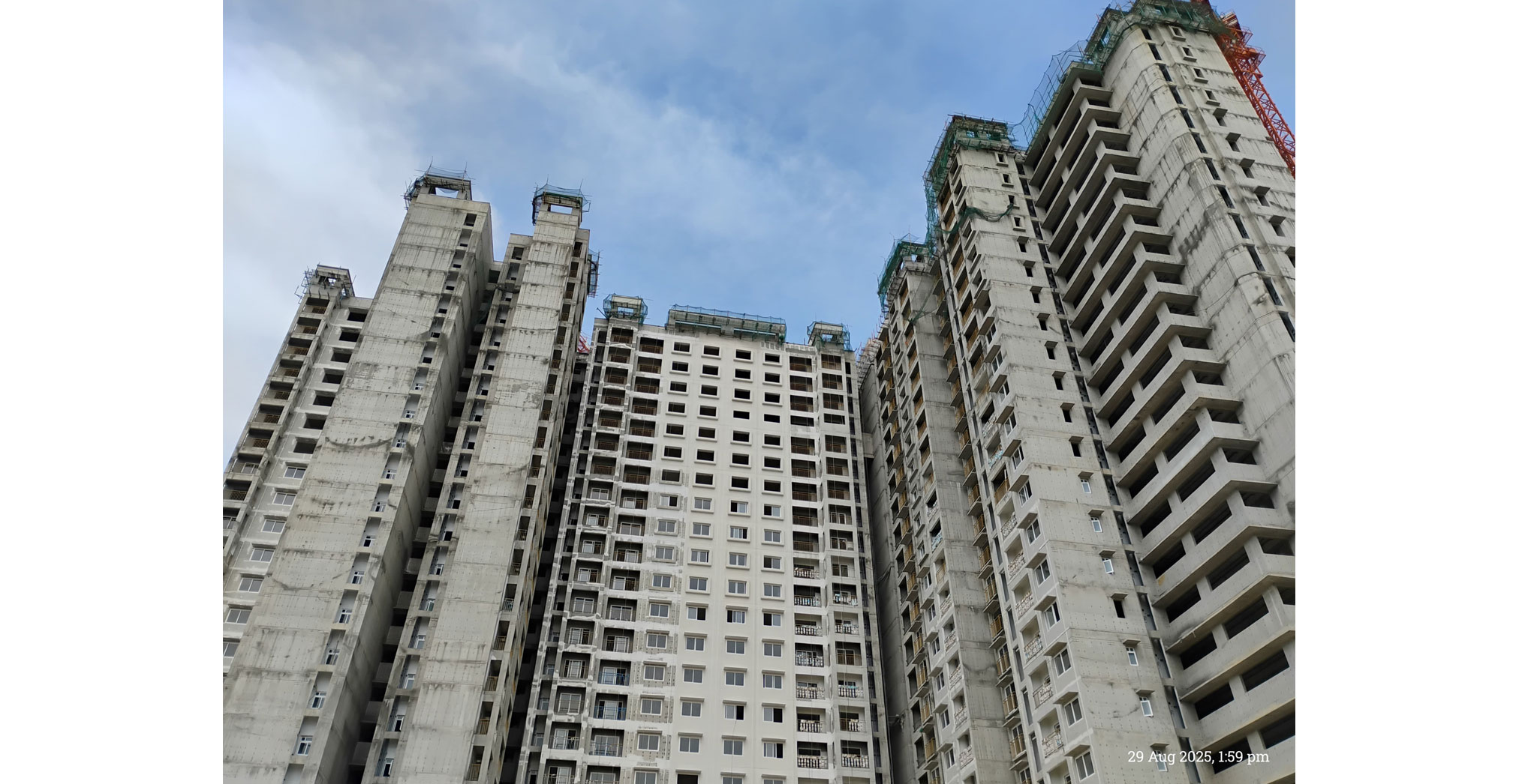 Brigade Valencia Cielo: Milestone Release On commencement of fixing of windows 6th to 10th Floor – Status as on 29th - Aug 2025
