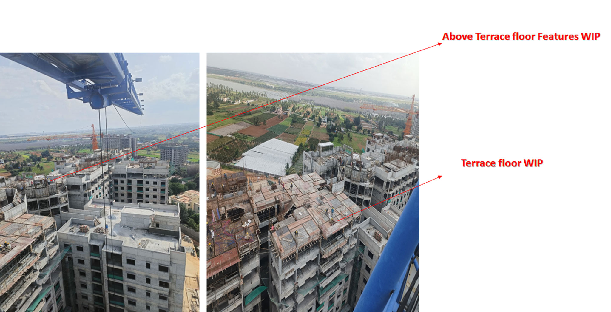 Aug 2025 -  Brigade Ivory Phase 2 Block K - Above Terrace Floor WIP