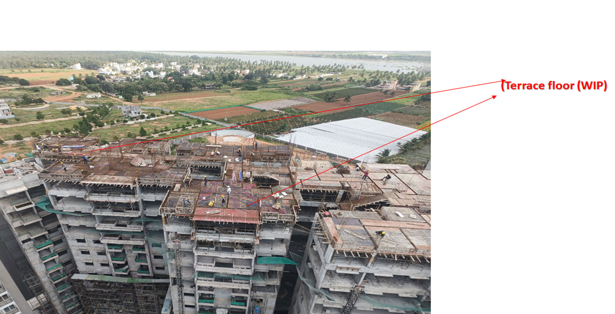 Aug 2025 -  Brigade Ivory Phase 2 Block J - Above Terrace Floor Slab WIP