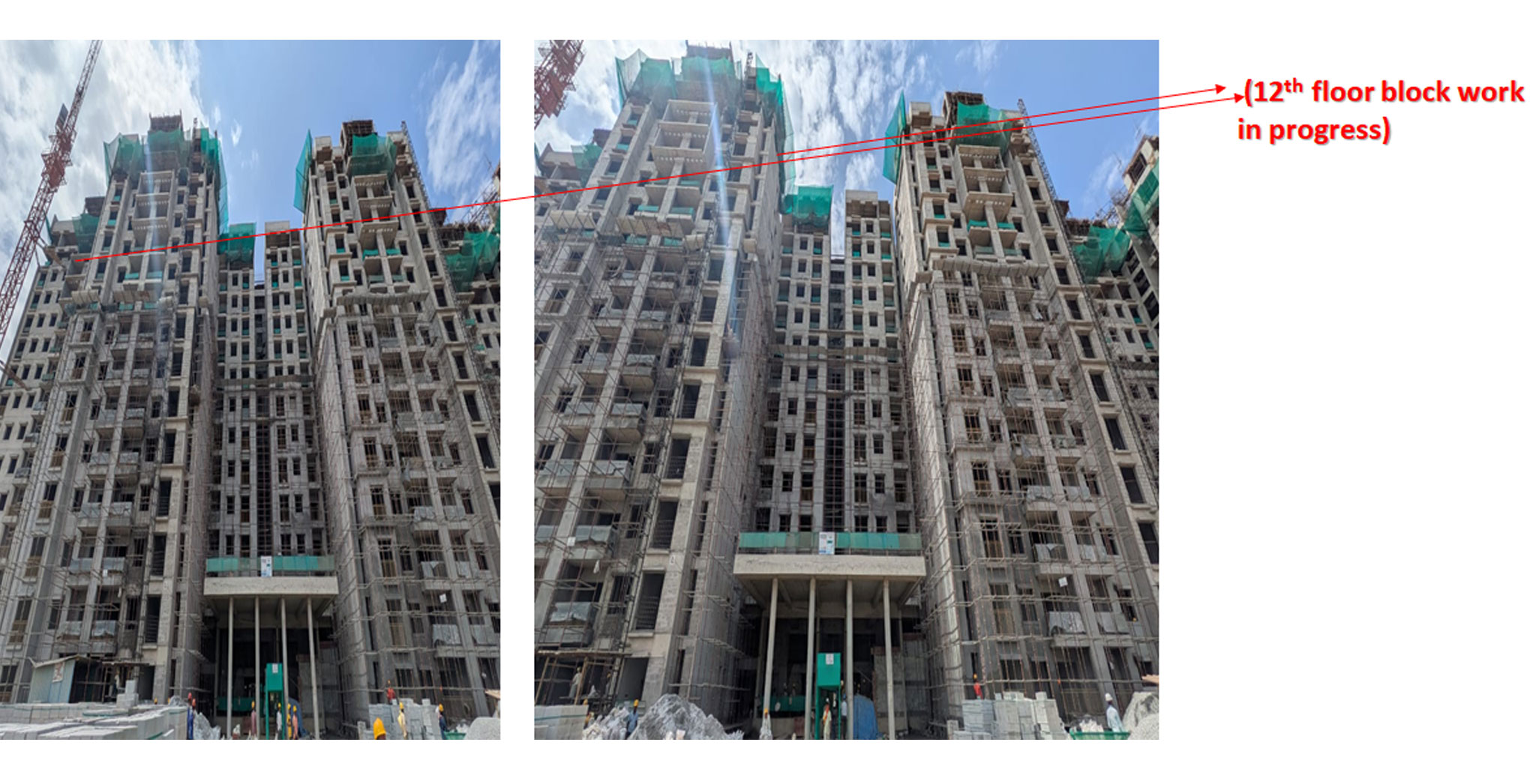 Aug 2025 -  Brigade Ivory Phase 2 Tower L - 13th Floor Blockwork W/P