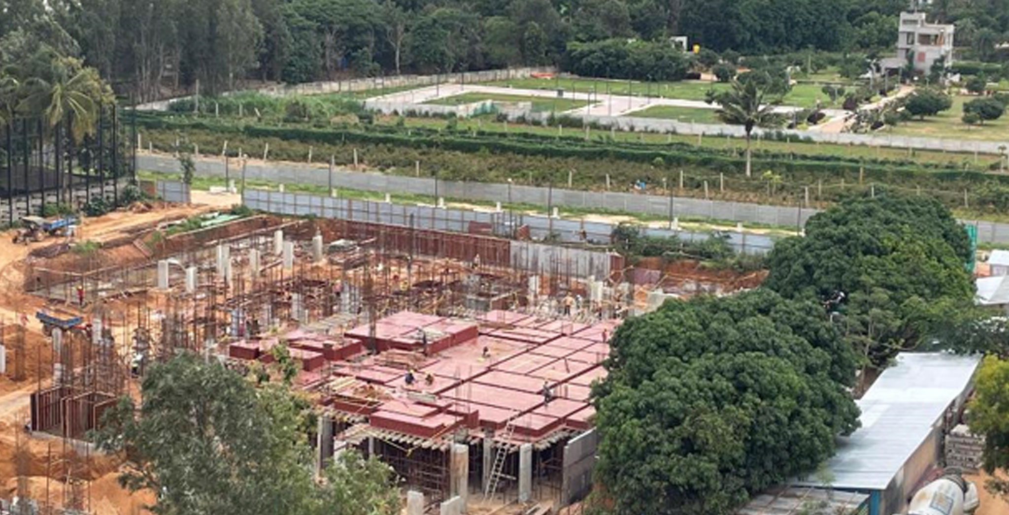 Sep 2025 - Brigade Orchards Ebony Tower C: Milestone Release On Casting of Footing/Raft – Status as on 01st September 2025