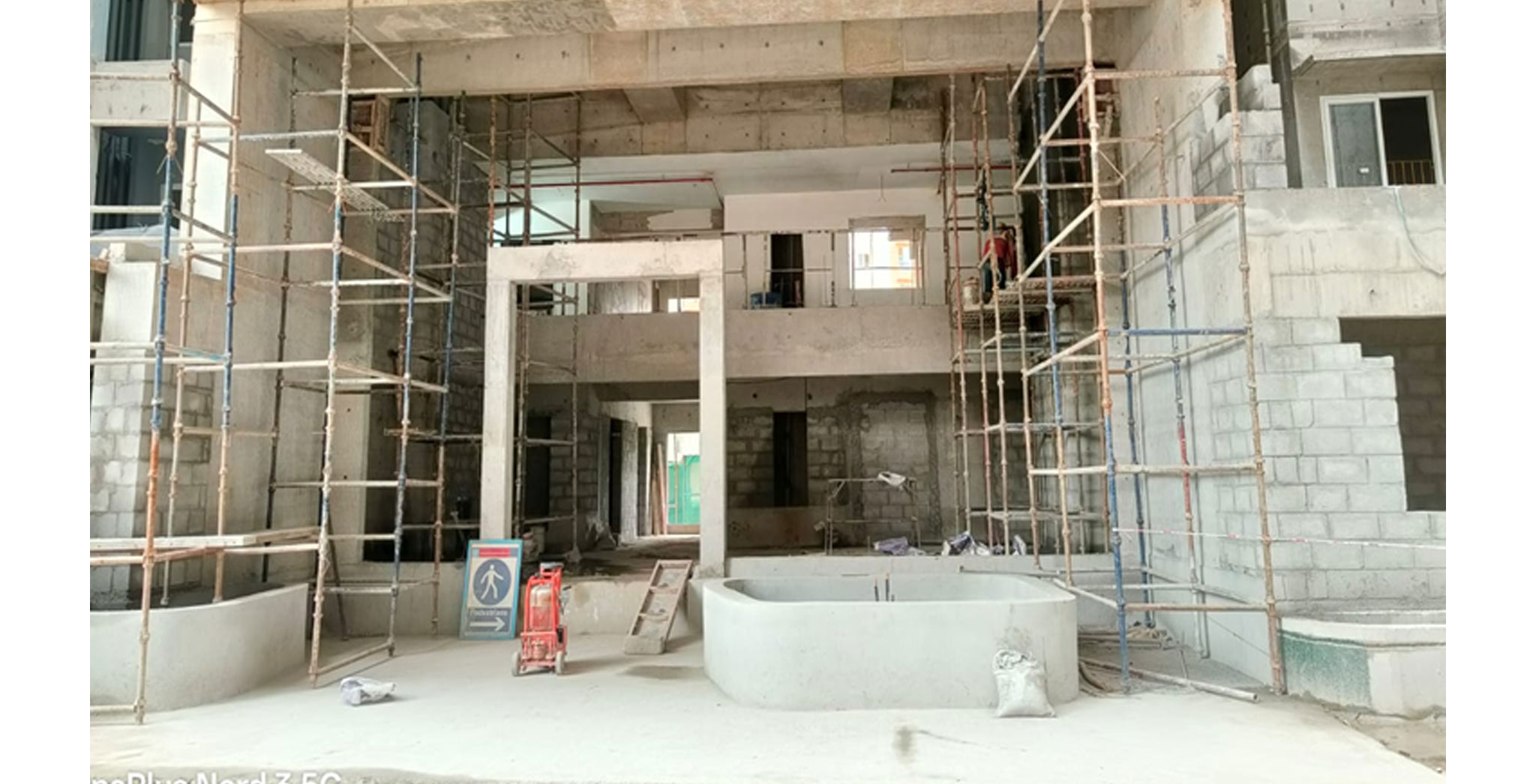  Aurum Podium Waterproofing work in progress - Status Images 11