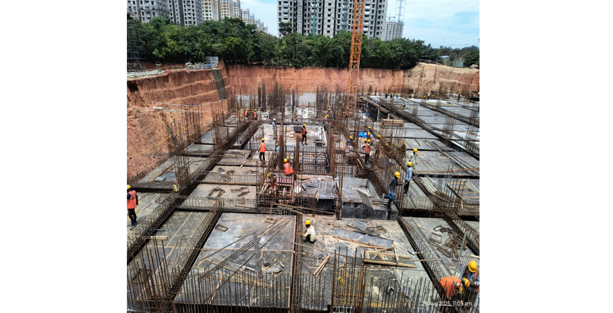  Beryl Wing C - Upper Basement 1 Slab shuttering in progress - Status Images 3