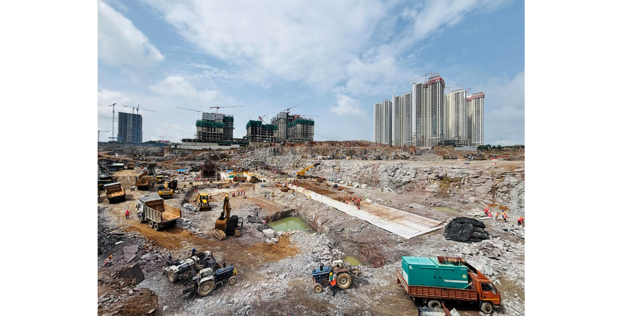 Residential Tower – A & B – Foundation works - Aug 2025