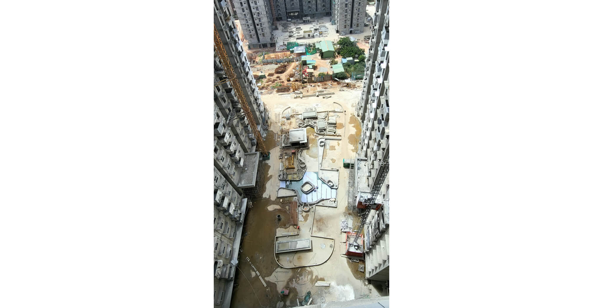  Non tower Area - Waterproofing work in progress. - Status Images 3