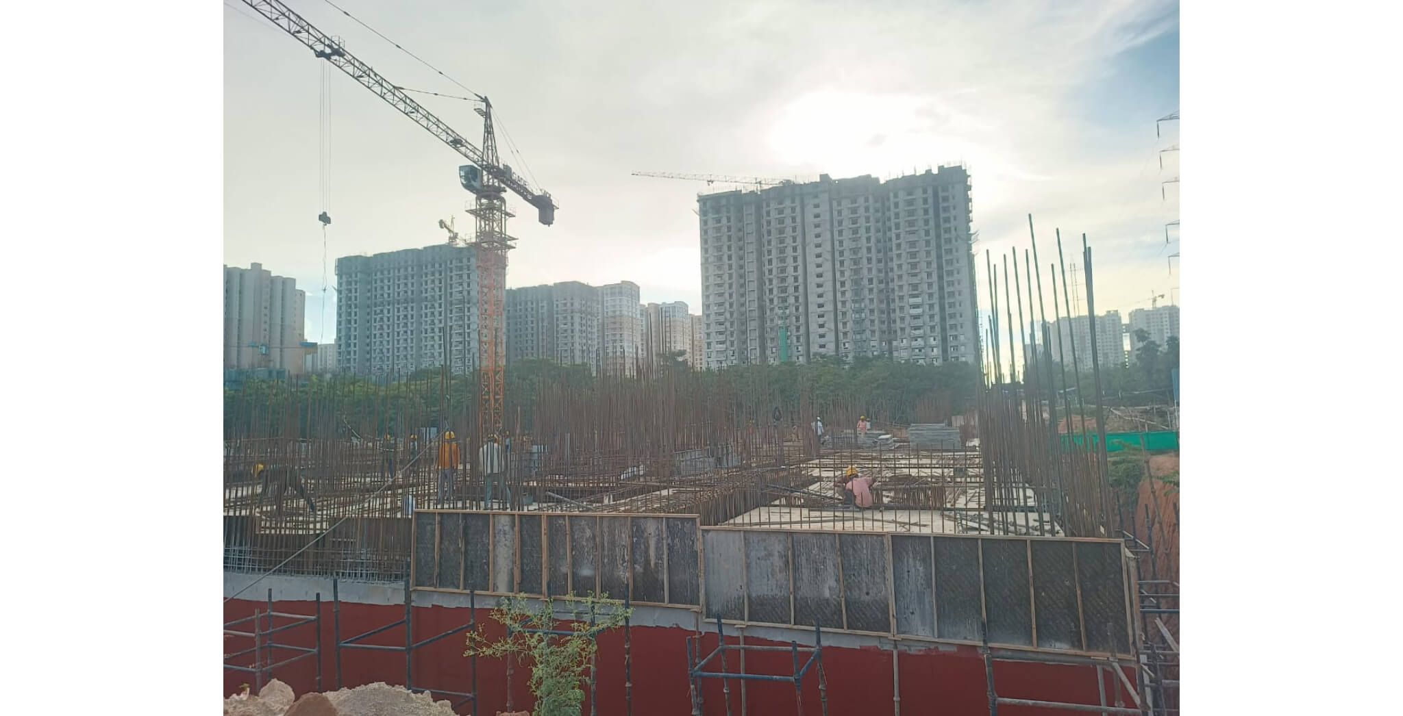  WING A - Ground floor Slab shuttering in progress - Status Images 5