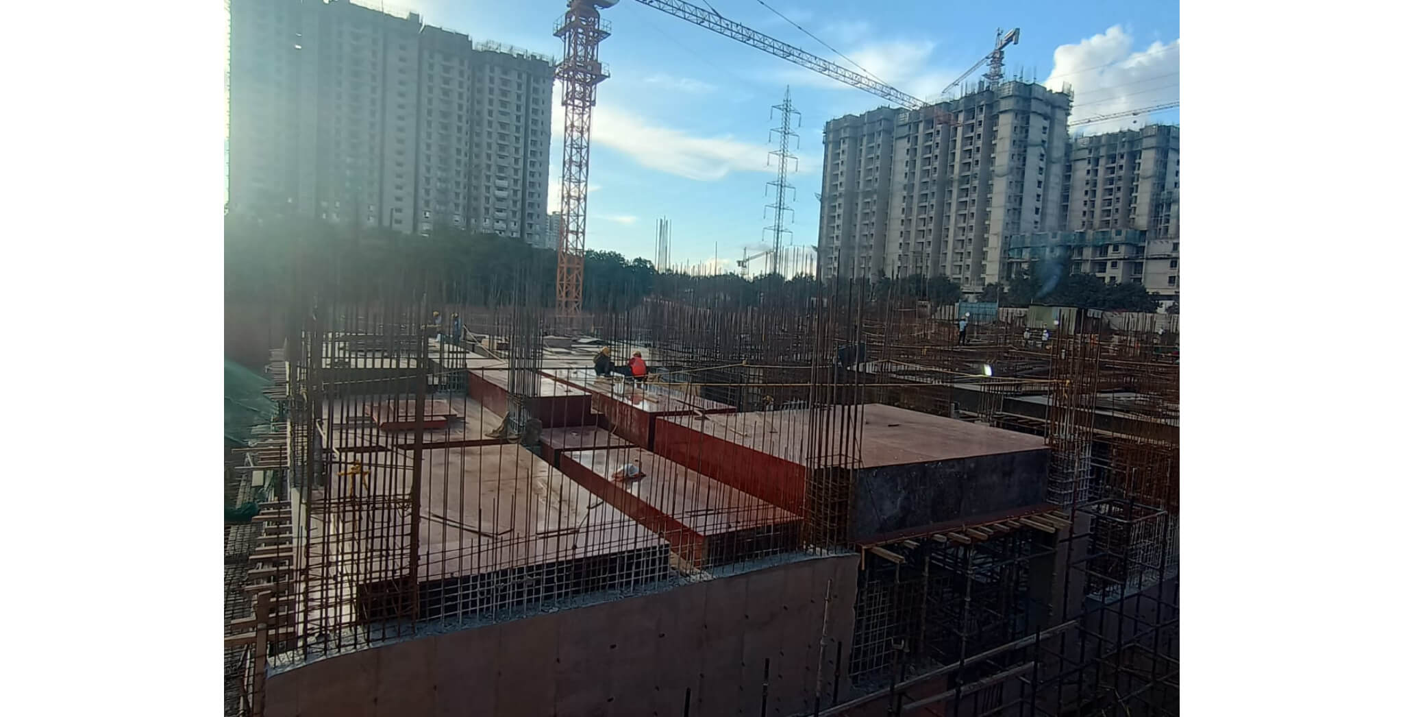  WING C - Ground floor Slab shuttering in progress - Status Images 7