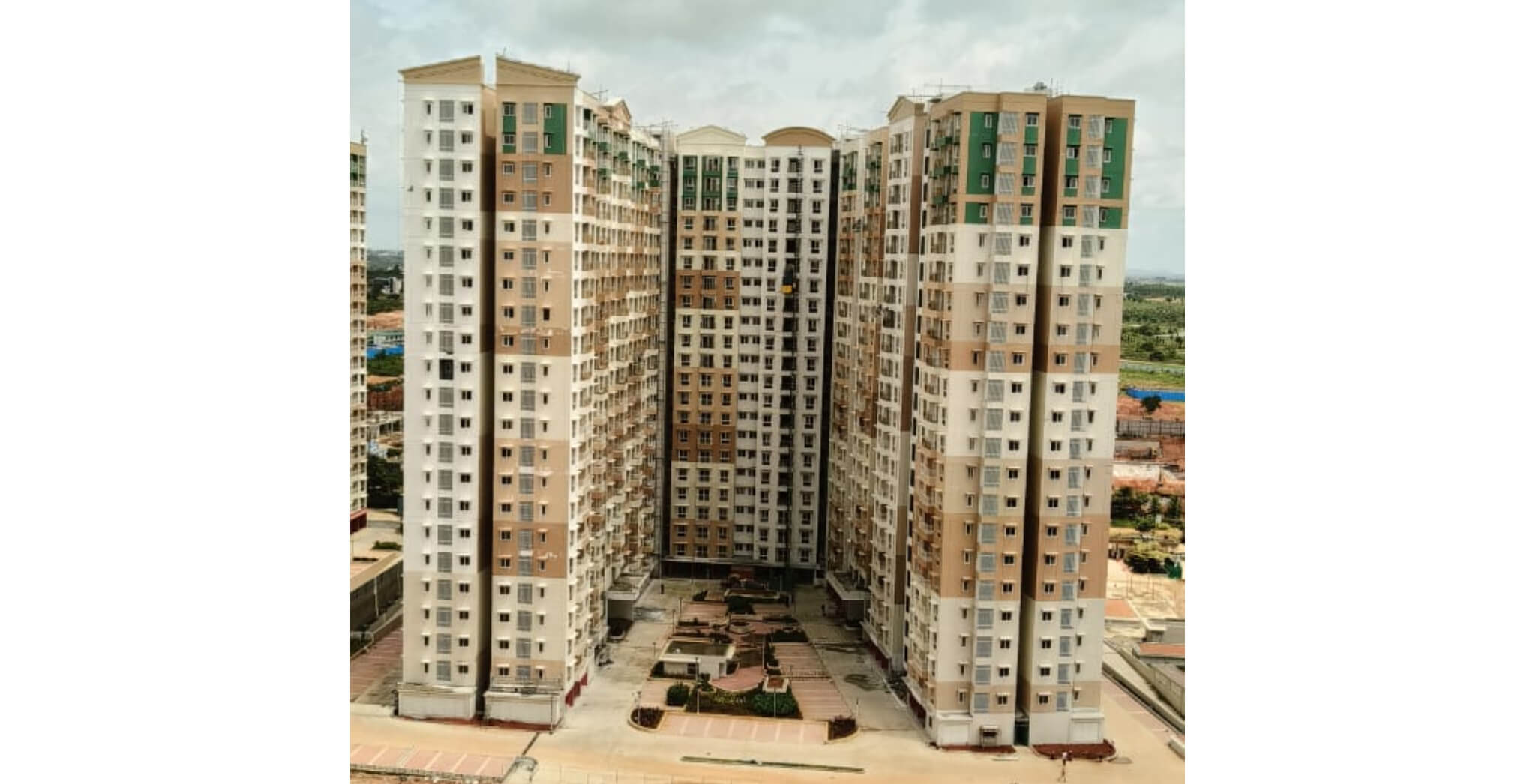  Front View External painting Works in progress - Status Images 18