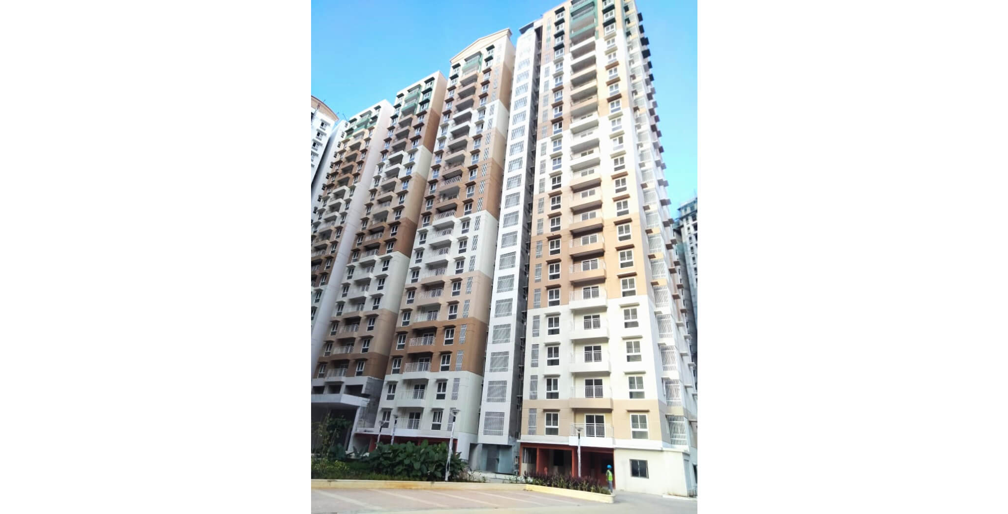  Wing C - Above Terrace floor level painting work in progress - Status Images 21