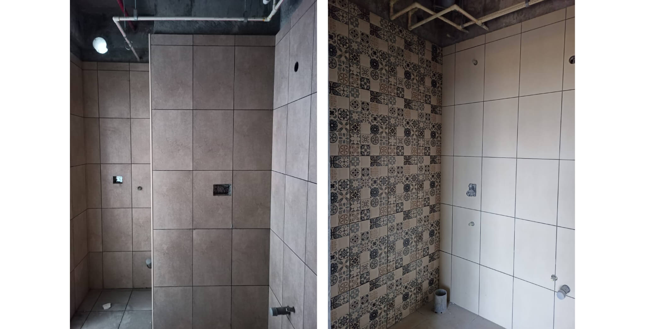  Toilet dado and Plumbing work in progress. - Status Images 24