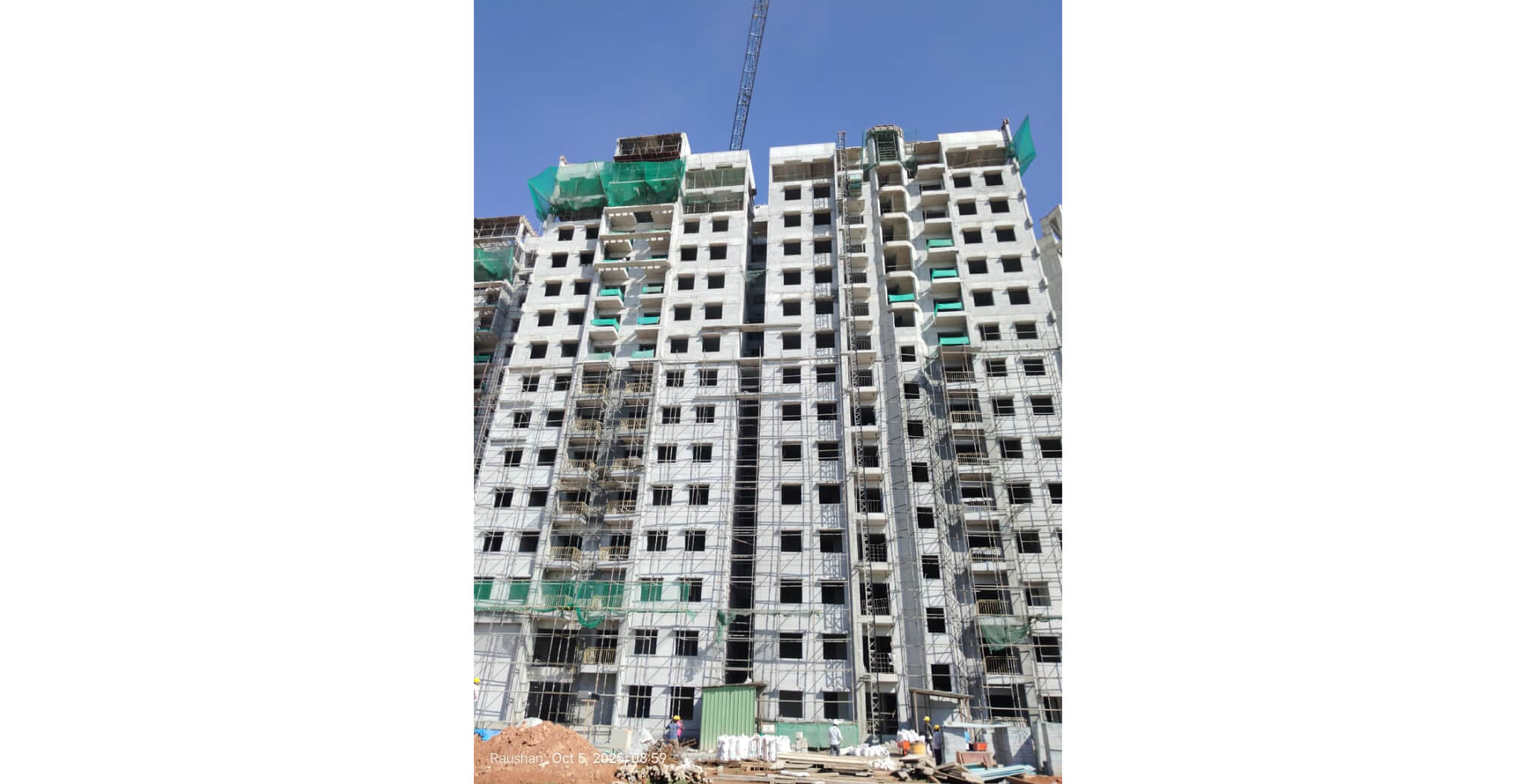 Sep 2025 -  J TOWER 13th FLOOR BLOCKWORK work in progress