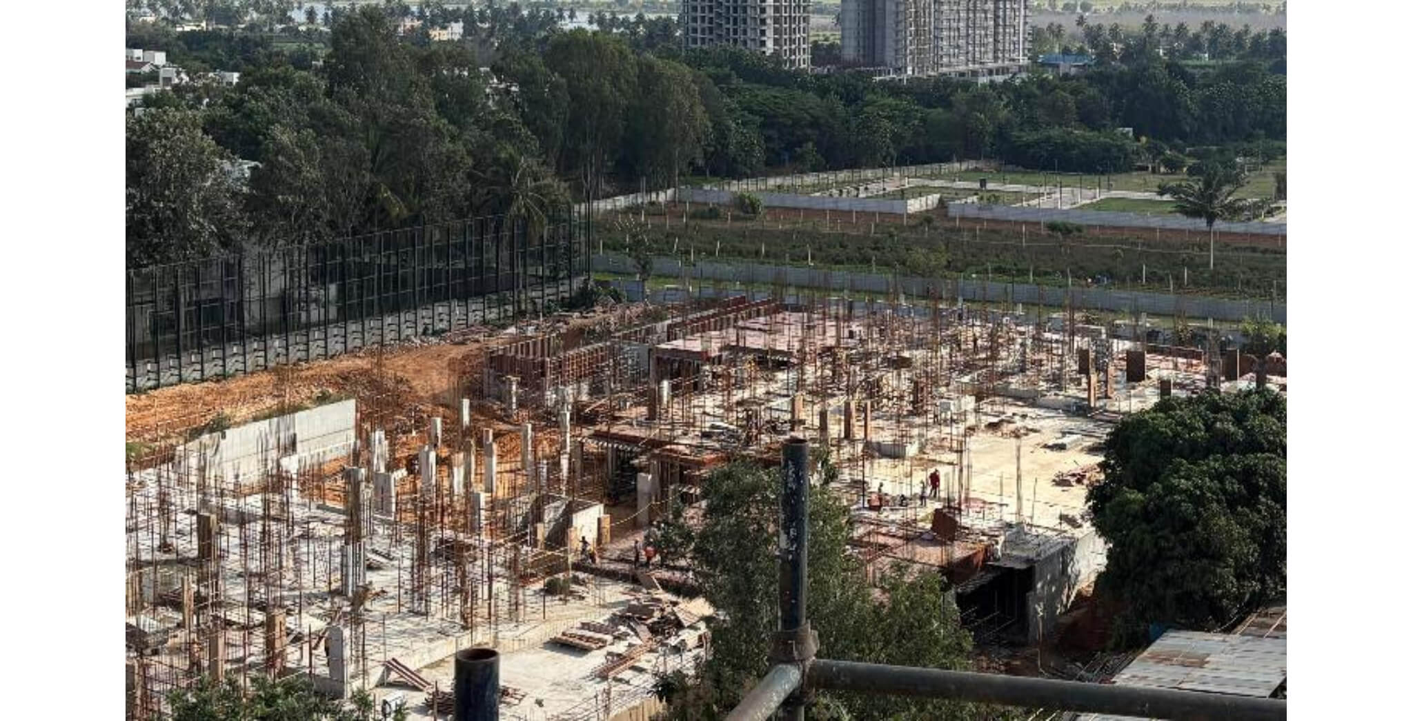 Oct 2025 - Brigade Orchards Ebony Tower C & D- Ground Floor Slab in Progress Oct 2025 - Brigade Orchards Ebony Tower C & D- Ground Floor Slab in Progress