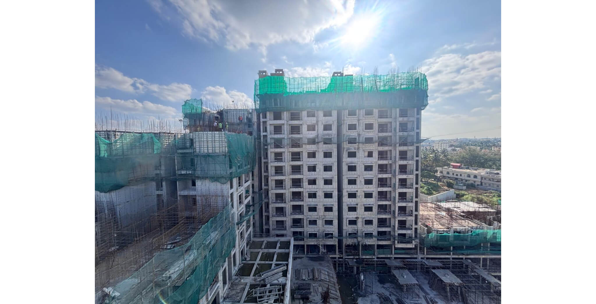 Brigade Valencia Brillio: Part Area 12th Floor Slab In Progress - Oct 2025