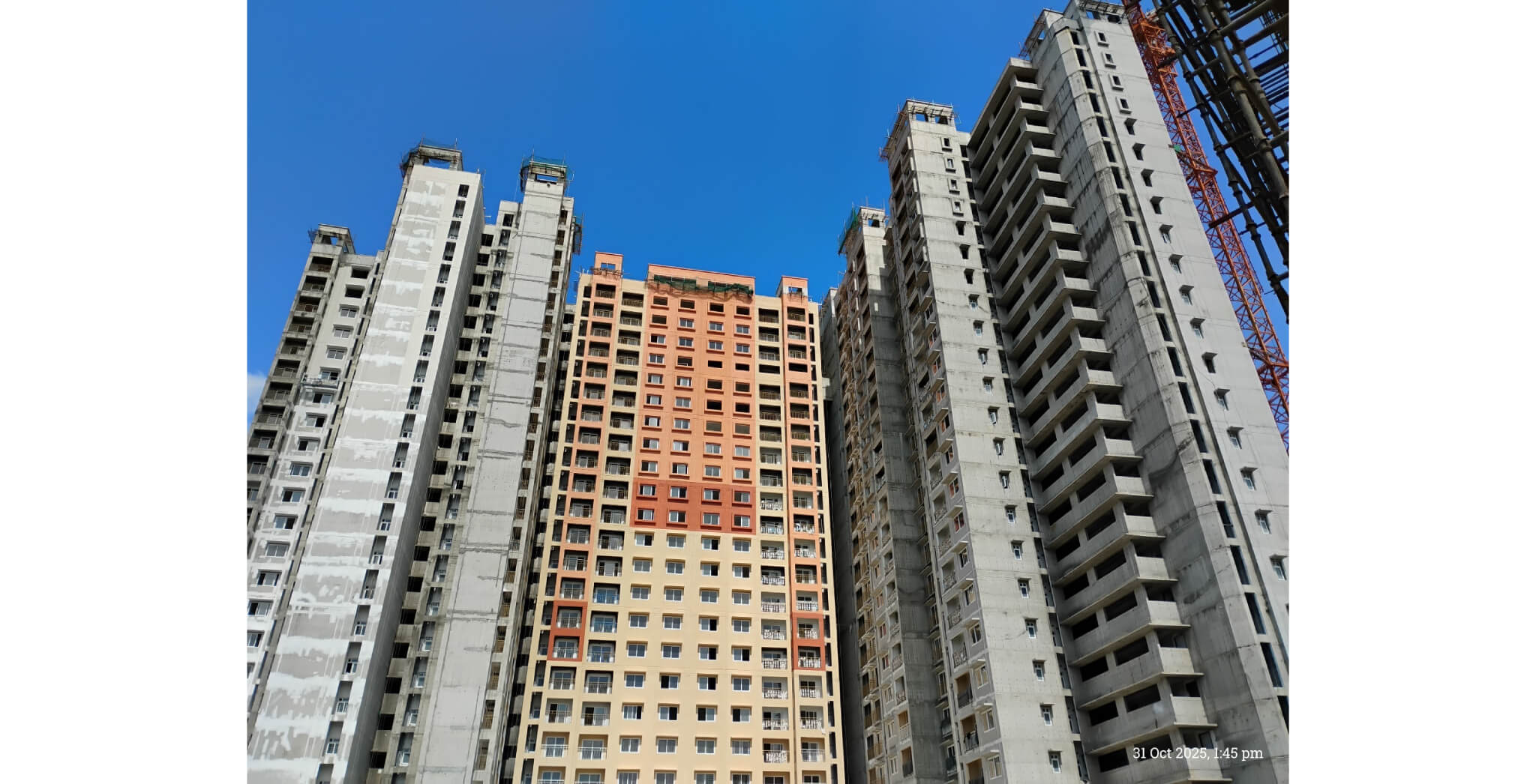 Brigade Valencia Cielo: UPVC Windows & Painting in Progress - Oct 2025