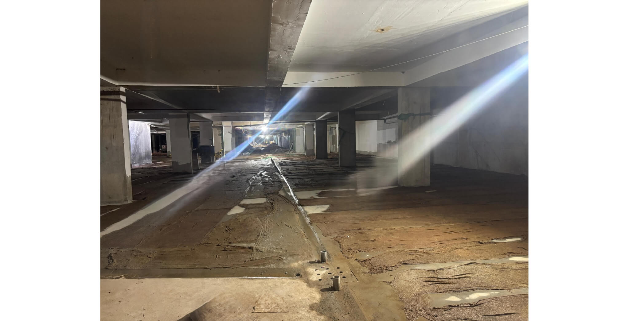  Basement flooring & painting work in progress. - Status Images 19