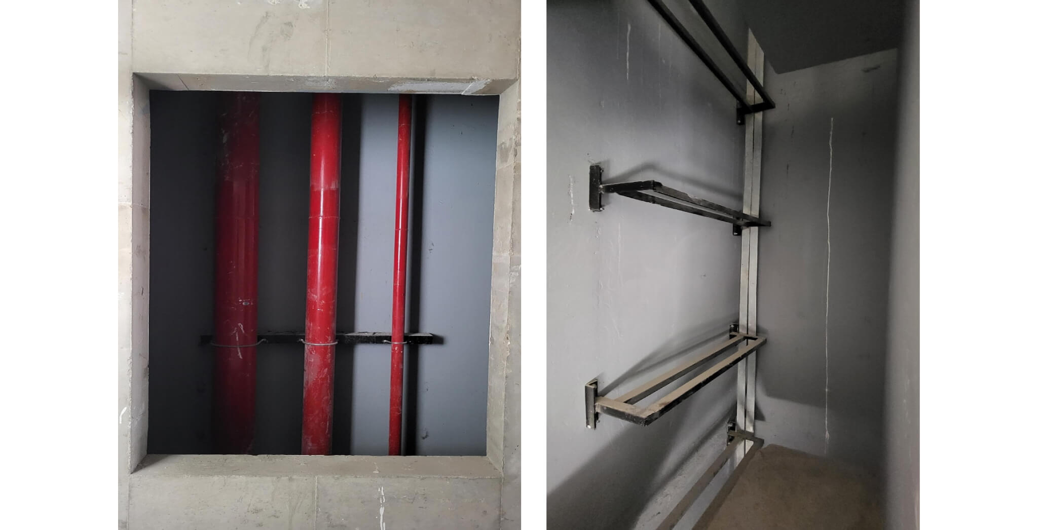  Fire and Plumbing shafts painting work in progress - Status Images 23