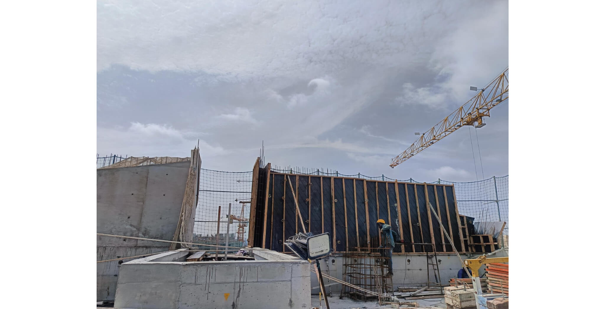  Above terrace structural work in progress - Status Images 24