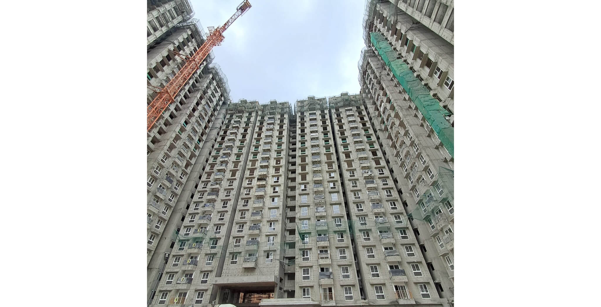  Wing B – 21st and 22nd  Floor slab shuttering in progress - Status Images 2