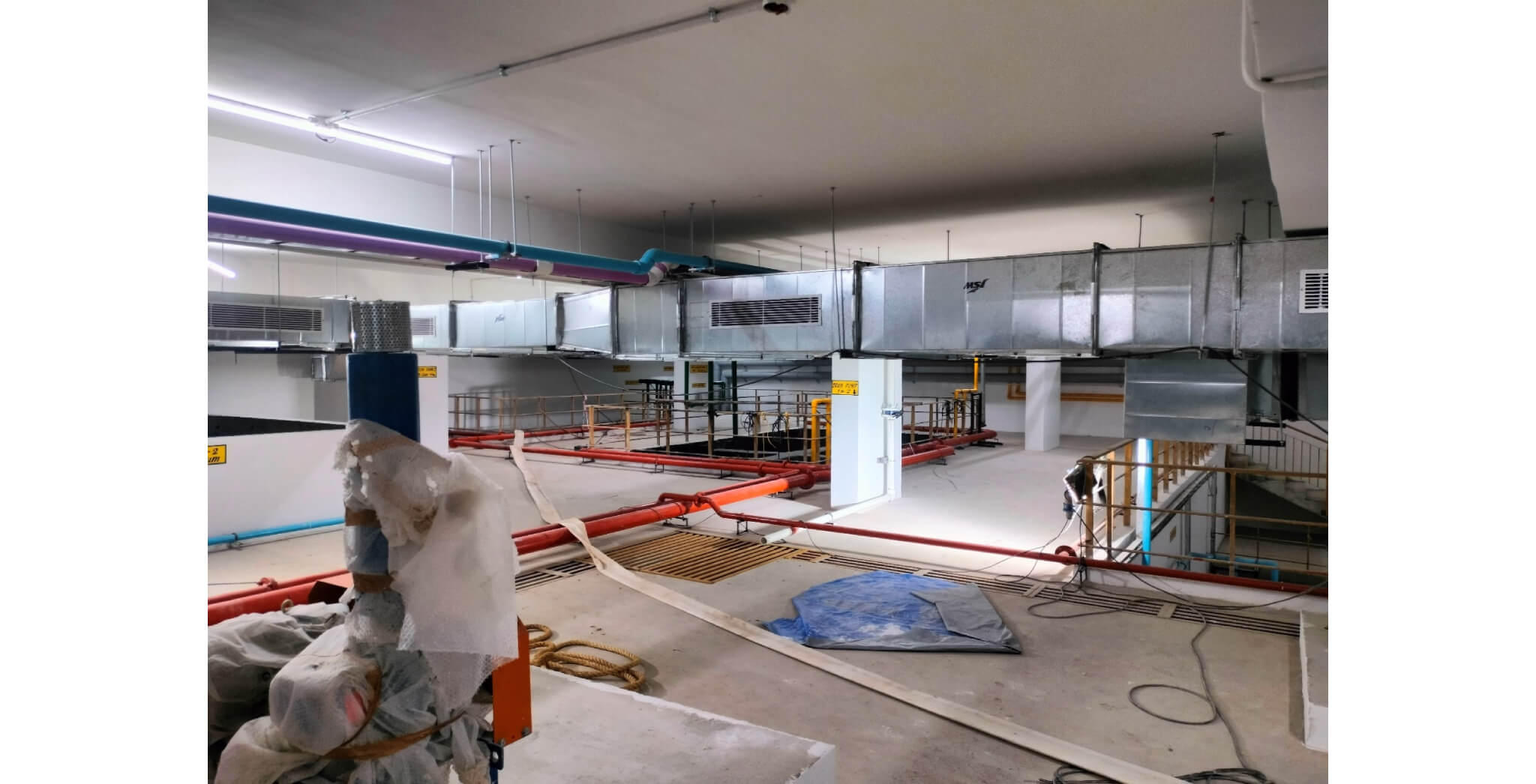  STP HVAC duct and Plumbing Work is completed - Status Images 13