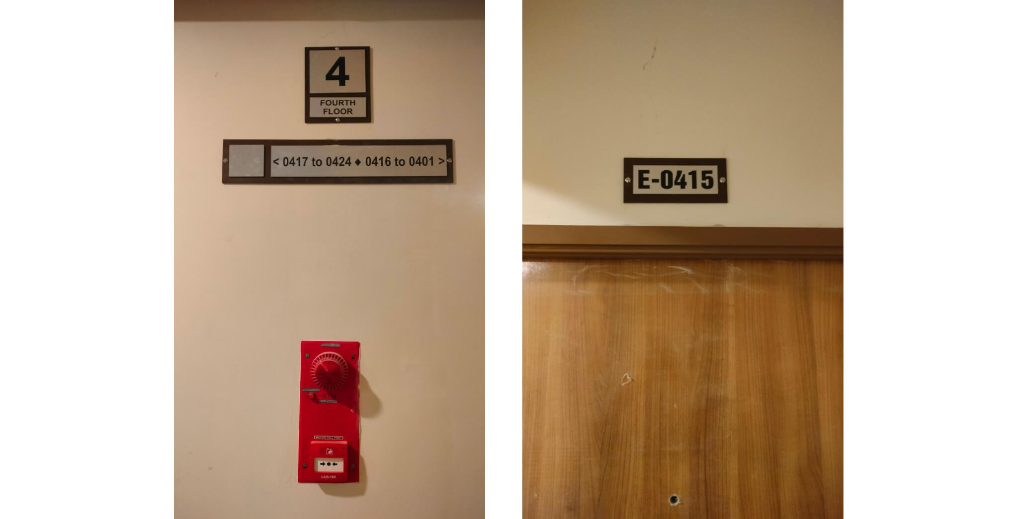  Corridor signage fixing is completed - Status Images 19