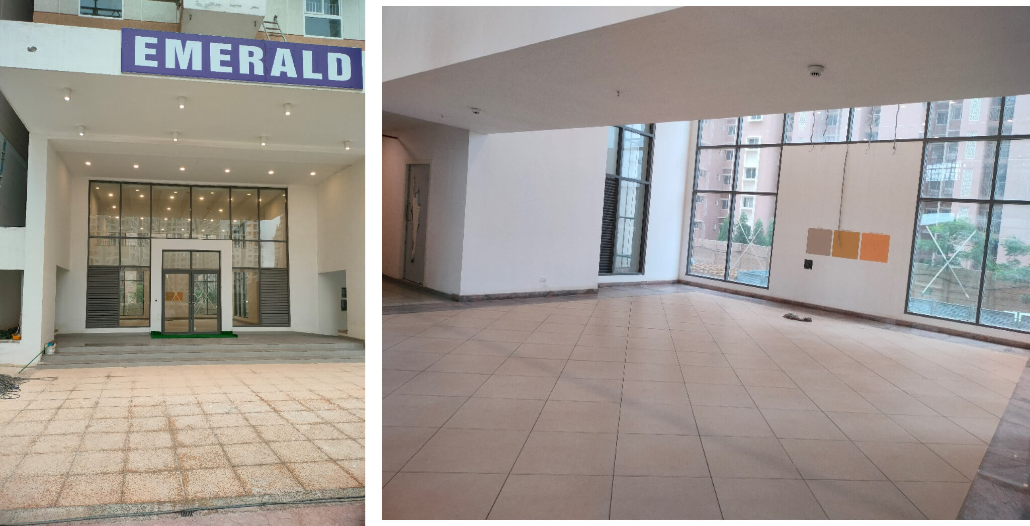  Ground floor triple height lobby finishing work in progress - Status Images 20