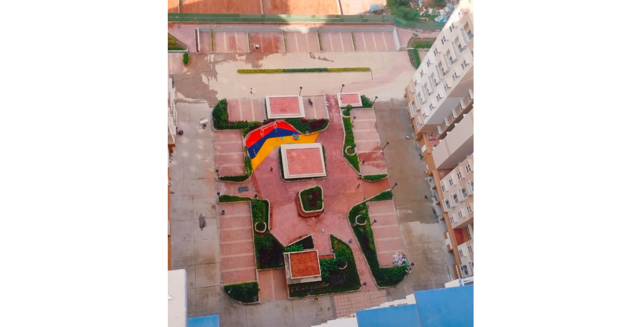  Podium Central Courtyard Area Hardscape and Softscape Work in progress - Status Images 23