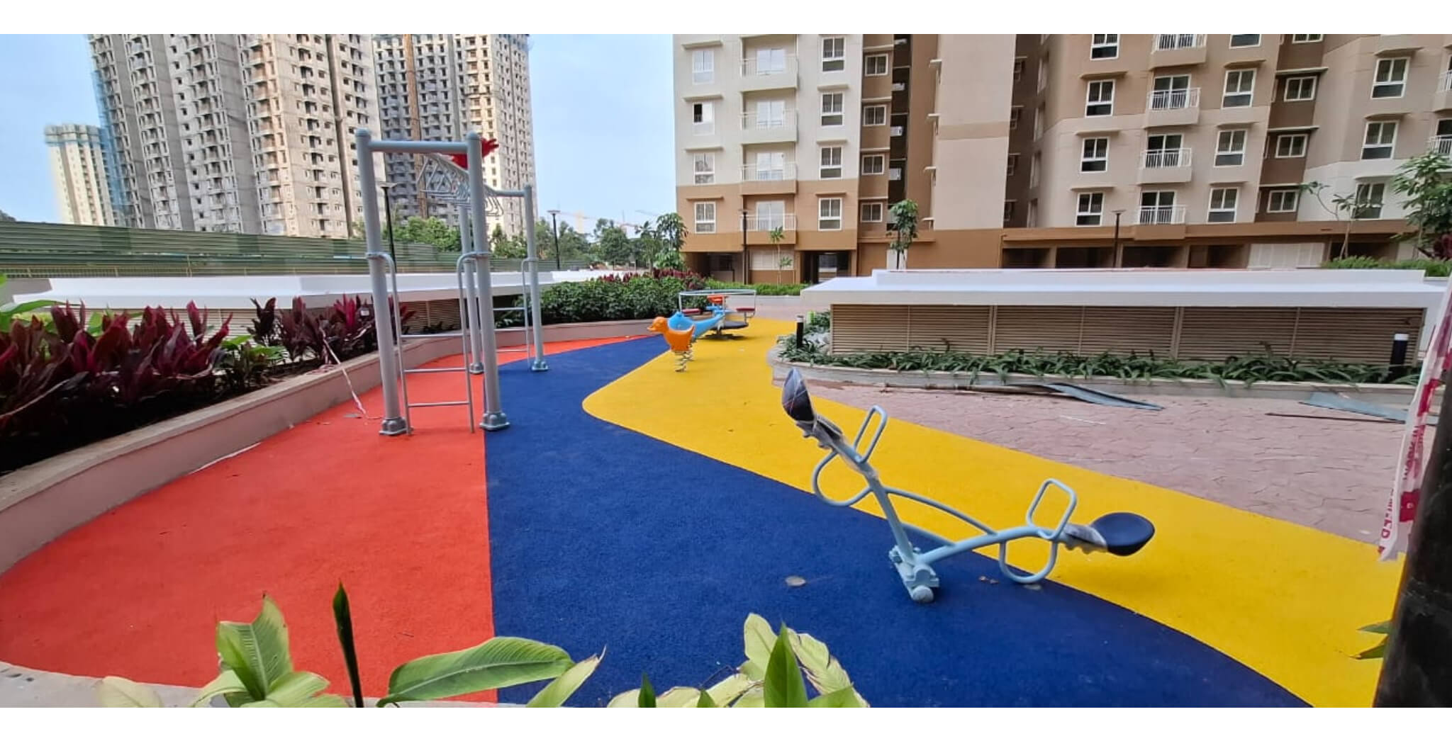  Kids play area flooring and play area equipment work is completed - Status Images 24