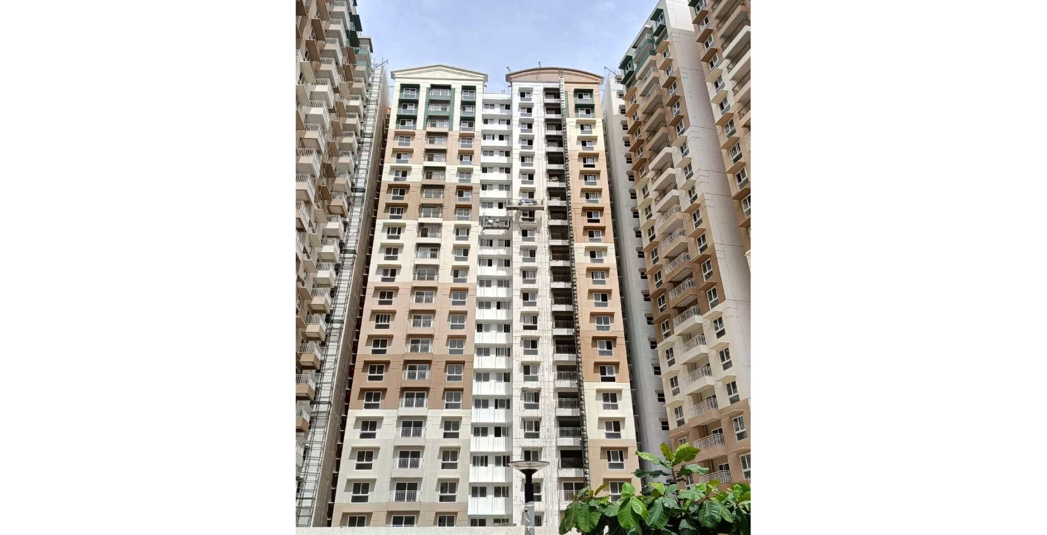  Wing B - Above Terrace level painting work in progress - Status Images 2