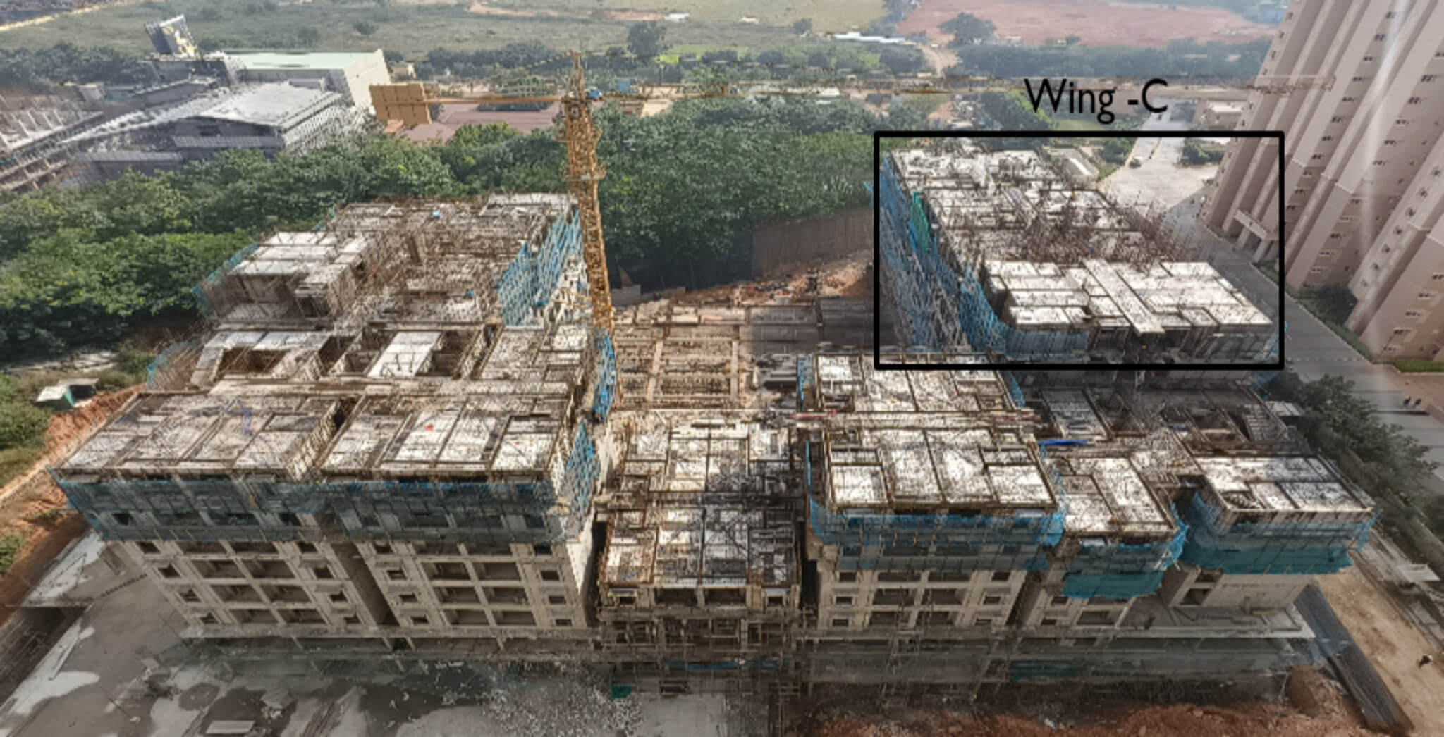  Wing C - Milestone Release of On casting of Fifth floor slab Status as on 26.11.2025 - Status Images 8