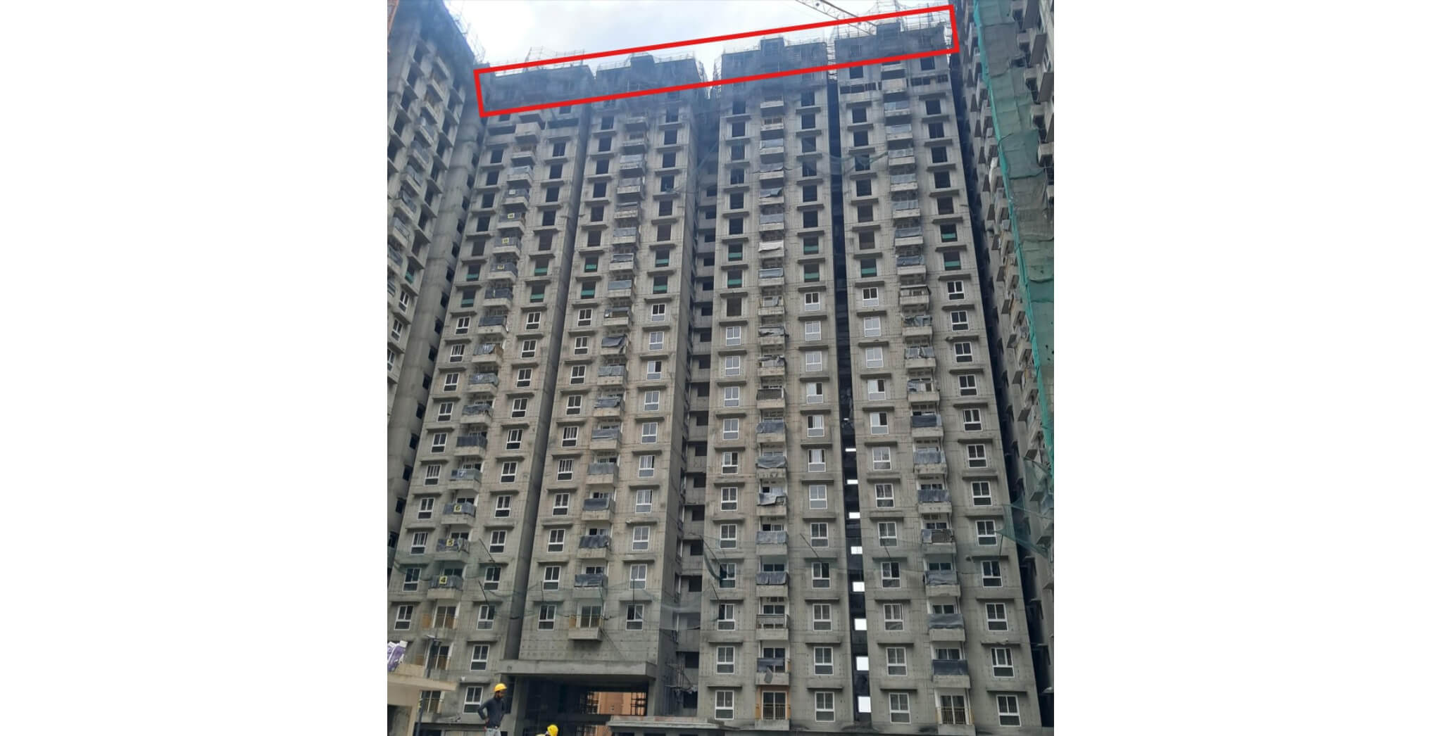  Wing B - Milestone Release - On Casting of terrace slab - Status as on 01.12.2025 - Status Images 13