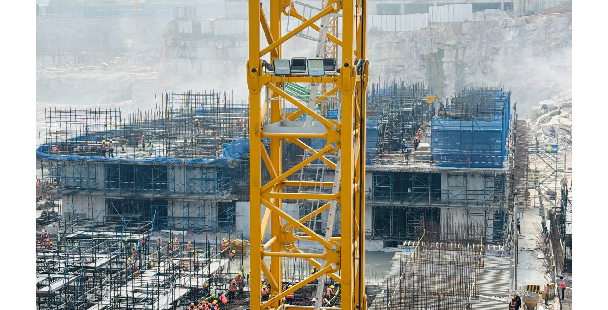 Residential Tower B - Basement 4 and 5 | Slab cast is in progress - Nov 2025