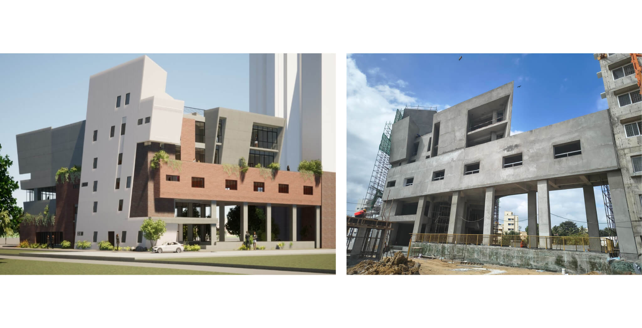 Brigade Valencia Cielo: Clubhouse and Clubhouse @ Valencia South East view - Nov 2025