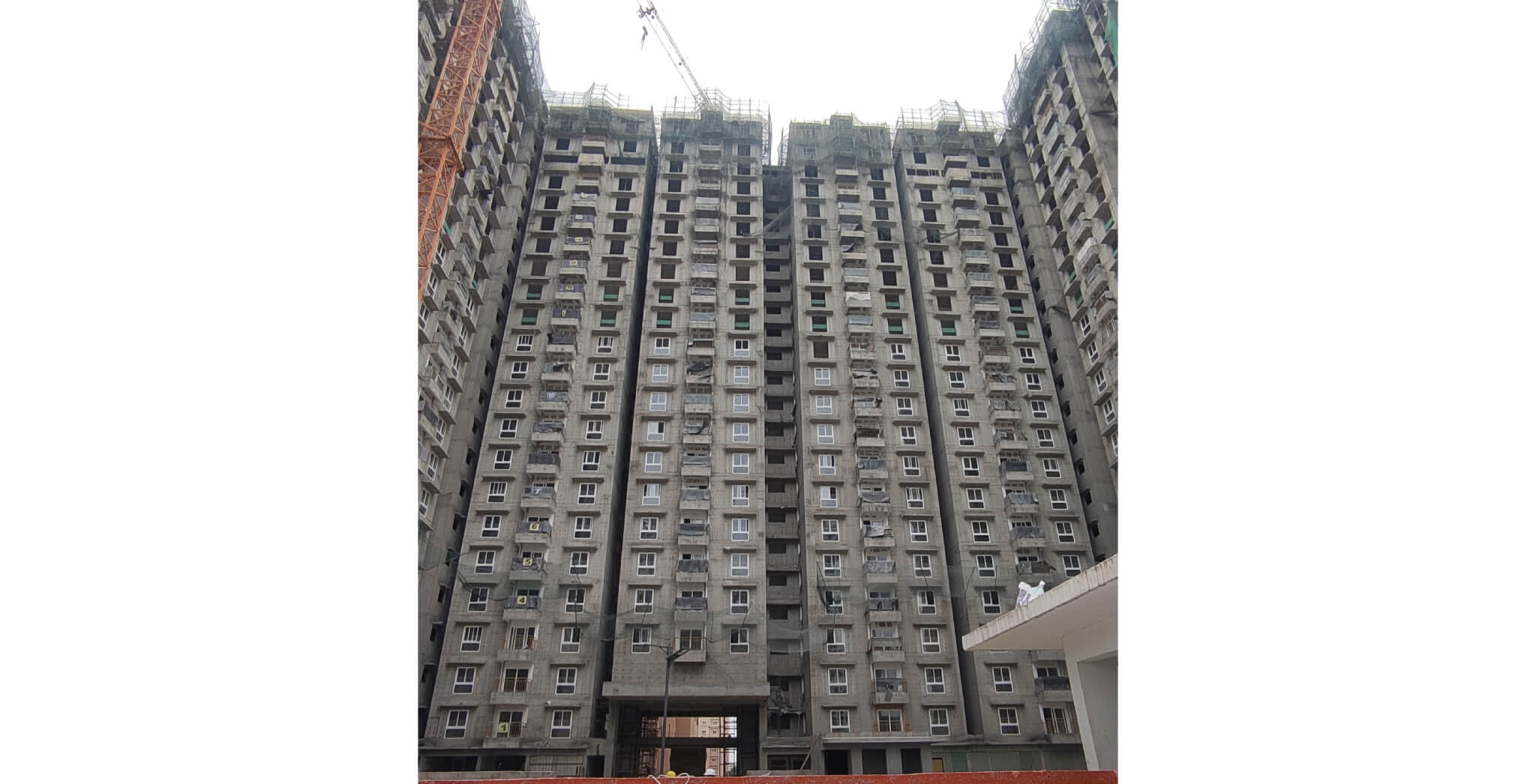  Wing B – Terrace Floor slab completed - Status Images 2