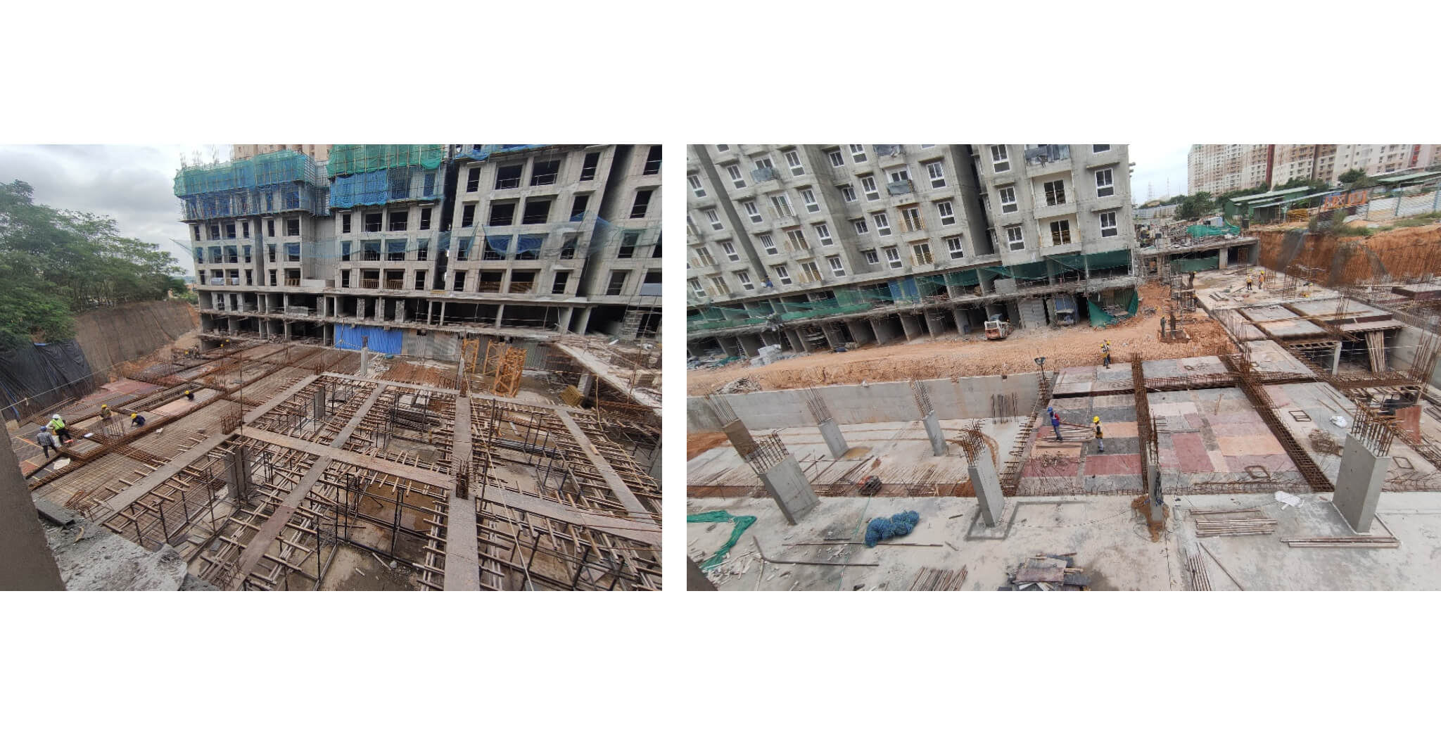  Non tower Area Upper basement and Ground floor slab shuttering WIP - Status Images 4