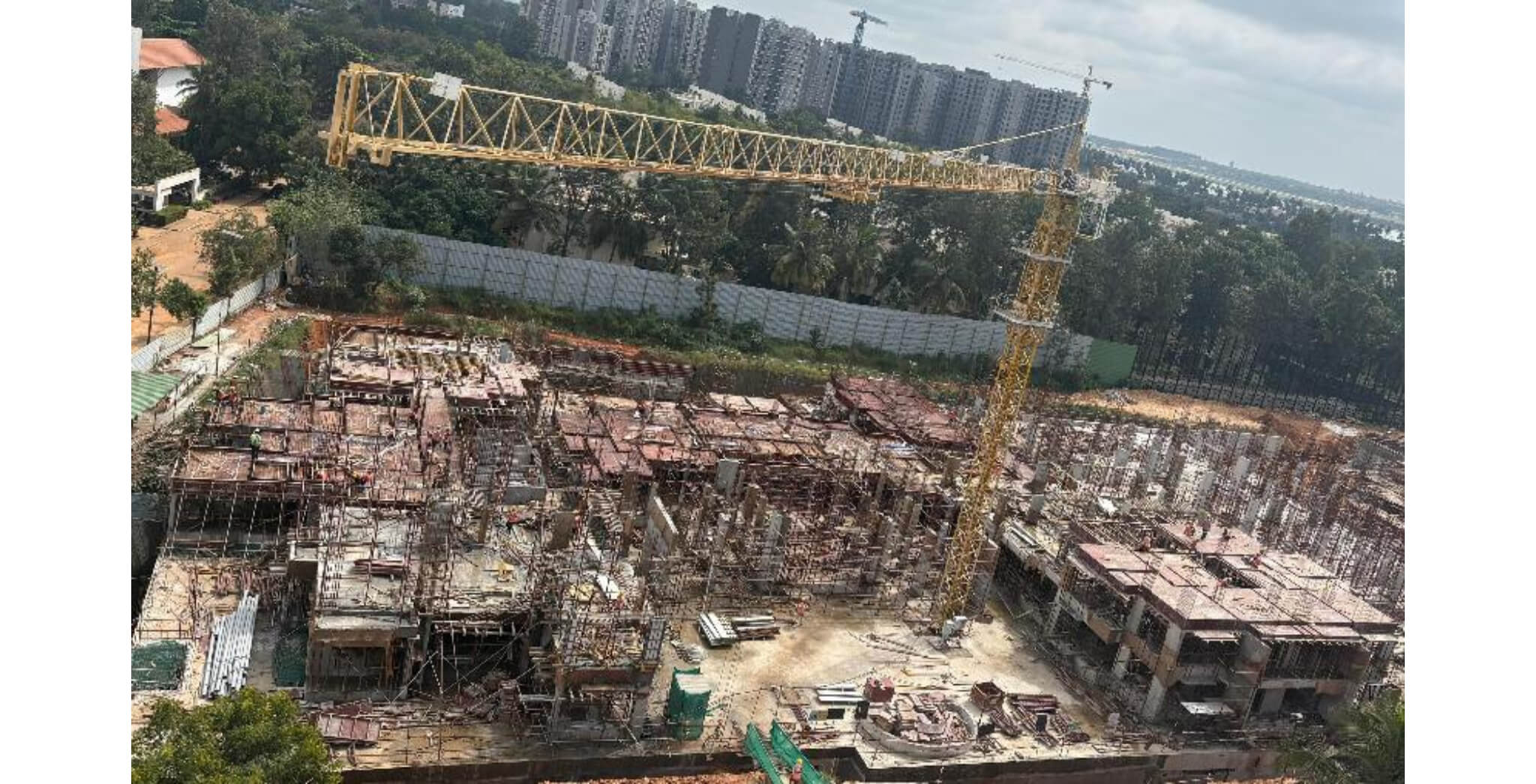 Nov 2025 - Brigade Orchards Ebony Tower A & B- Ground Floor Slab in Progress Nov 2025 - Brigade Orchards Ebony Tower A & B- Ground Floor Slab in Progress