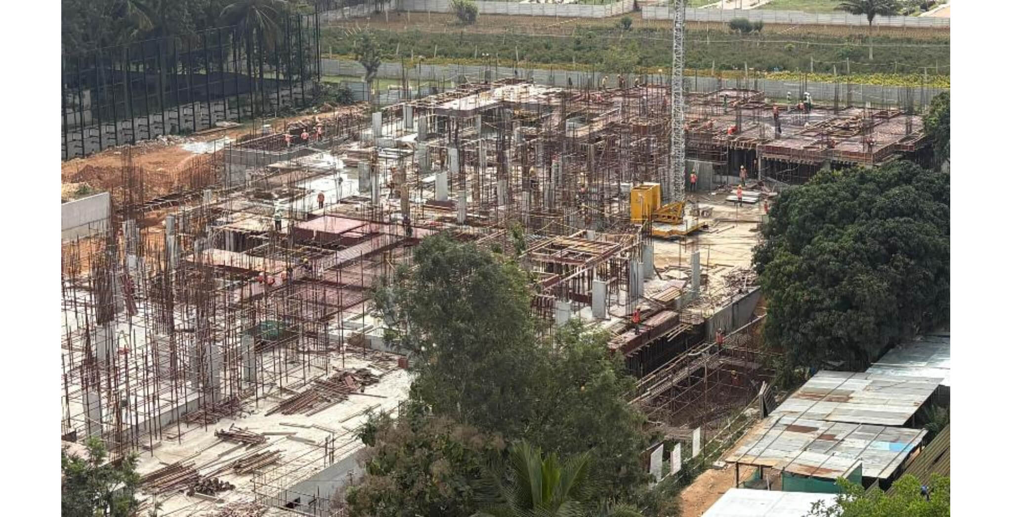 Nov 2025 - Brigade Orchards Ebony Tower C & D- Ground Floor Slab in Progress Nov 2025 - Brigade Orchards Ebony Tower C & D- Ground Floor Slab in Progress