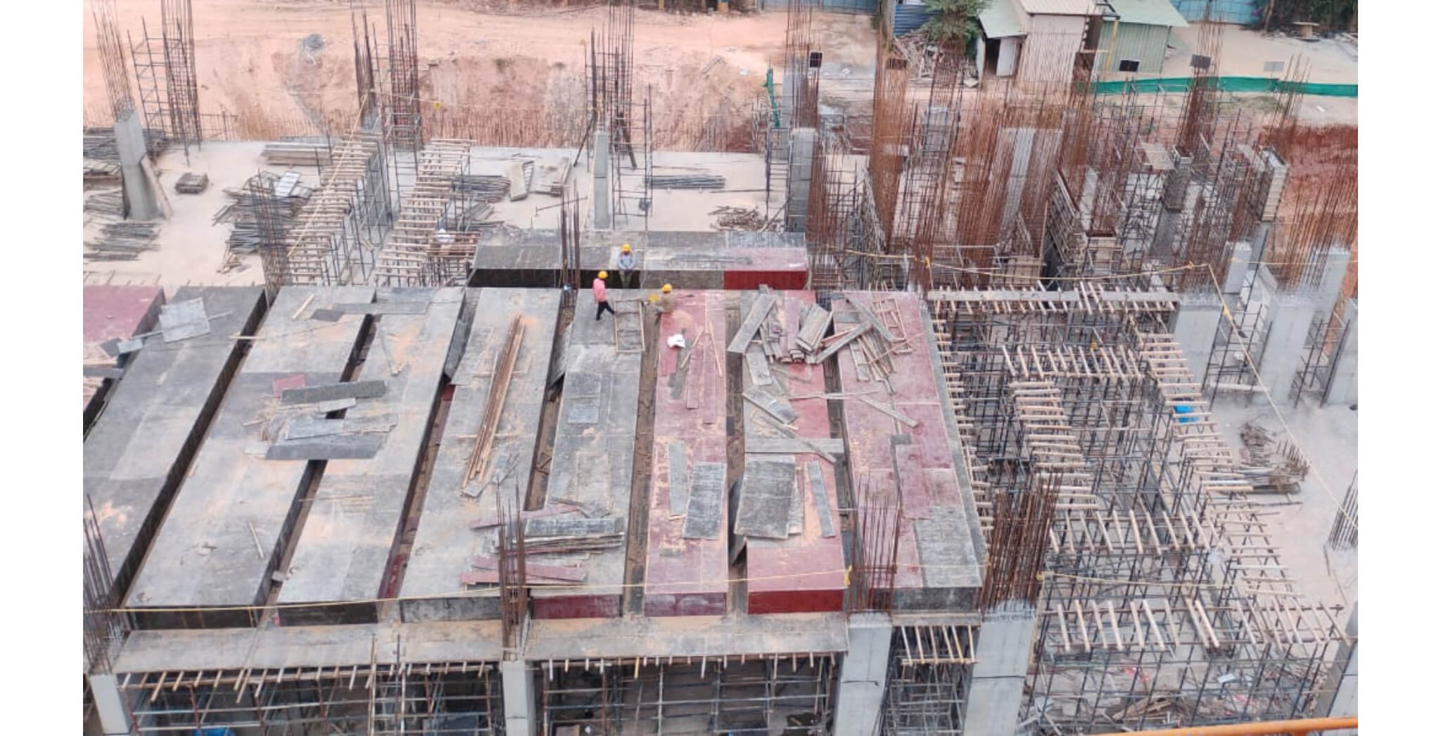 WING B – First floor slab shuttering in progress - Status Images 2